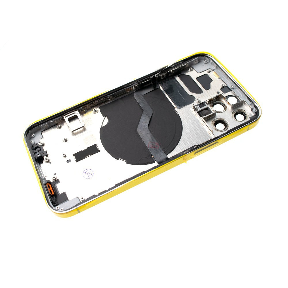 Rear Housing with Small Parts for iPhone 12 Pro (Purple)-Silver Rear Housing with Small Parts for iPhone 12 Pro (Purple)-Silver